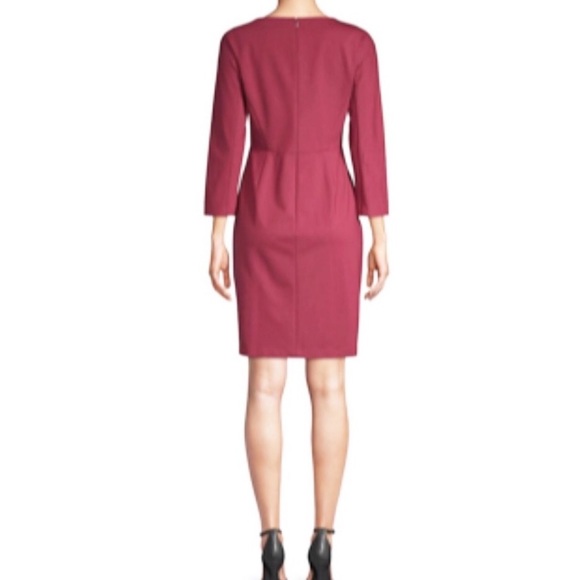 Classic Lafayette 148 New York Sheath Dress Pink sz Small - Picture 9 of 12